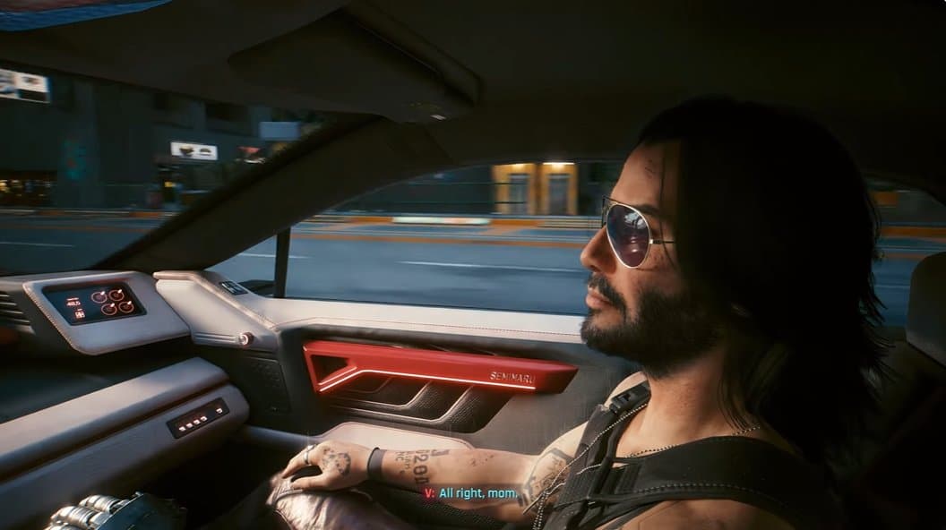 Cyberpunk 2077's "More Responsive V" Mod